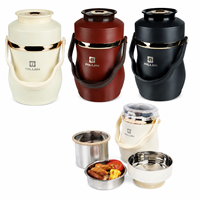 Pot isotherme à double paroi en acier inoxydable 316, récipient alimentaire sous vide, boîte à lunch