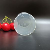Gobelets en plastique personnalisés 2-en-1 SP2091 avec bol à collation, anti-fuite, portables, idéaux pour les stands de marché nocturne et les plats à emporter