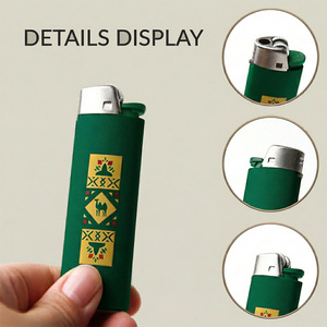 Briquet à gaz coloré personnalisé pour chicha - MOQ 200K Briquets jetables en gros Usine OEM - Product Image 3