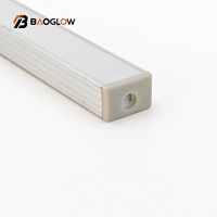 Nouveau profilé en aluminium extrudé à profil bas personnalisé 15*09 pour éclairage LED, montage en surface, plafond, mur, sol