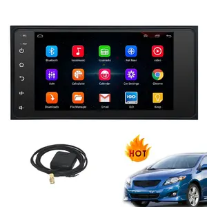 2024 tendance 2 Din universel voiture lecteur Android 7 "tactile FM Radio stéréo WiFi GPS Navigation pour la plupart des Toyota pour Corolla