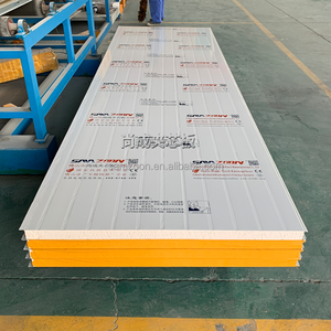 Tấm <span class=keywords><strong>Sip</strong></span> Tấm Ốp Tường Cách Nhiệt Tấm Bánh Sandwich Xốp Phenolic Lượn Sóng Nhẹ 50-200Mm Cho Tường Và Trần Nhà - Product Image 5