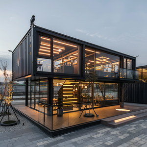 Khu trung tâm bán lẻ container di động lắp ghép tùy chỉnh - Product Image 6