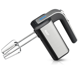 Mezclador de alimentos de mano eléctrico de mano de huevo de masa de 5 velocidades con varilla doble multifuncional RAF 800W con batidor y batidor de gancho - Product Image 4