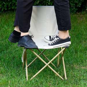 Silla de Camping al aire libre, silla plegable portátil, cinturón, Picnic, Camping, silla de coche, fácil de llevar, fácil de usar, rodamiento de alta carga - Product Image 6