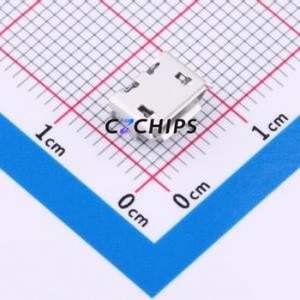 U-F-M5DD-Y-L1 <b>USB</b> Connector SMD Connector ( Connector Type: <b>Micro</b>-B )( Protocol Standard: <b>USB</b> 2.0 )( Gender: Female ) - Product Image 1