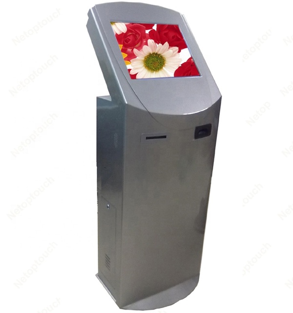 Touch Payment Kiosk with Cash Acceptor