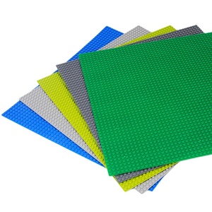 Hai Mặt 50*50 Nhỏ Dot Cơ Sở <span class=keywords><strong>DIY</strong></span> Xây Dựng Cảnh Khối Tấm Dưới 25.5*25.5Cm Đầy Màu Sắc Baseplates Đồ Chơi Moc Khối Đồ Chơi Trẻ Em - Product Image 1