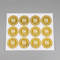 Autocollants en PVC/PP/PET imperméables personnalisés avec logo PLT pour les bouteilles de bougies