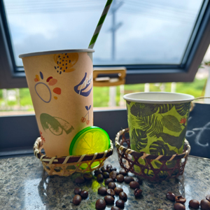 Gobelet en papier à café bon marché biodégradable jetable de sortie d'usine - Product Image 1