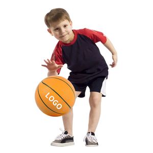 Basketball Kids Bounce Soft Orange <b>Gifts</b> Toy Silent Ball for Promotion Activities - Product Image 2