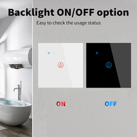 Interrupteurs intelligents UBARO Smart Life Tuya pour chaudière et chauffe-eau 86*86mm 40A 8000W, produits de maison intelligente sans fil, alimentation haute puissance