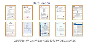Iec62133 сертифицированная аккумуляторная полимерная литий-ионная батарея 502535 802035 с 400 мАч 3,7 В Lipo батарея - Product Image 5