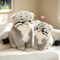 Peluche chat Pallas de 15 cm, 20 cm, 28 cm, décoration, cadeau pour enfants, garçons, filles, anniversaire, Noël