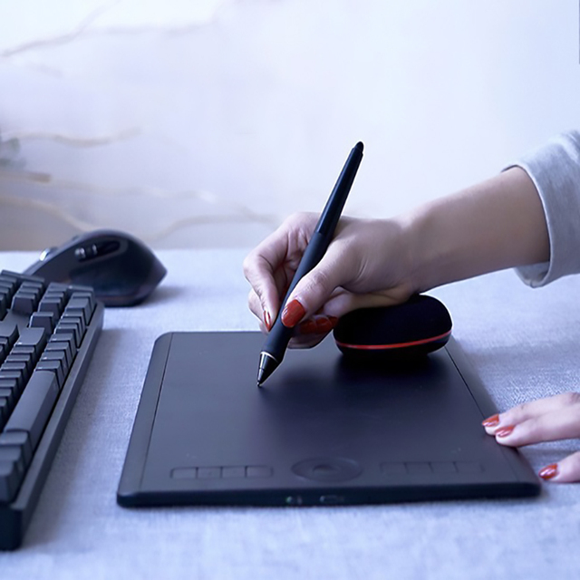 Memory Foam Suspended Support Wrist Rest Gliding Mouse Palm Pad Hand Rest