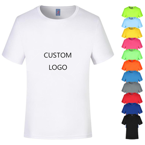 Plain White Promotional T-Shirt Bulk Wholesale Cheap Custom Printing Tee Shirts for Men Blank Crewneck Unisex Tops