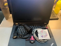 Clé USB et câble DB9 vers Deutsch 9 broches pour outil d'excavatrice Liebherr, logiciel de diagnostic pour écoles de service et grues V2.14.2