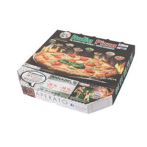 Caja de pizza barata Fábrica China Caja de embalaje de pizza corrugada Logotipo impreso Caja De Pizza Caja De 40x40 Caja para pizzería - Product Image 3
