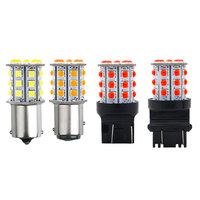 Nouveau PY21W P21/5W 1156 Ba15s 1157 Bay15d 7440 7443 33smd 3030 voiture LED ampoules clignotant 12V frein feux de stationnement arrière