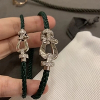 Bracelet Chaîne Fer à Cheval Freded de Luxe de Haute Qualité, Plaqué Or, pour Hommes et Femmes, Idéal pour Banquets, Coffret Cadeau de Bijoux