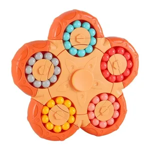 New Ten-sided Multiple Functions Rotation Finger Magic Beans Spin Bead Puzzles Game