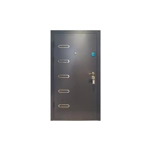 Portes de sécurité pour entrée de maison, villa, en acier laminé à froid, insonorisées, anti-effraction, ouverture manuelle, porte extérieure plate. - Product Image 3