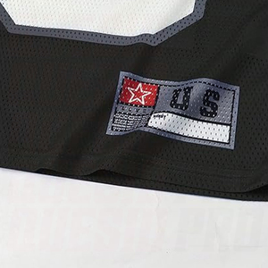 Camiseta de fútbol americano negra para hombre, número 25, de malla transpirable, manga corta, cuello redondo, corte regular, ropa deportiva para adultos, atlética - Product Image 5