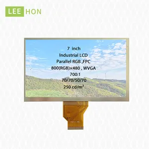 Tela TFT de 7 polegadas LCD Displays 800 (RGB) x480 Painel LCD de 7 polegadas Módulos LCD