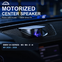 Nouveau Haut-parleur Central de Voiture Rétractable Automatique 2026 avec Éclairage Ambiant RGB pour Tableau de Bord BMW Séries 3 et 4 G20 G22 G28