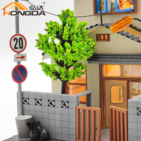 Hongda 2023 nouveautés mini maison de poupée maison de poupée en bois bricolage kit de maison de poupée miniature avec cache-poussière