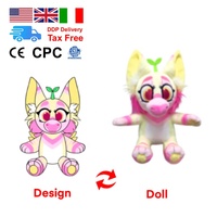 Peluches Personnalisées Douces pour Bébés et Enfants, Fabrication ODM, Oursons, Requins, Kawaii, Kpop, Jouets en Peluche sur Mesure pour Enfants