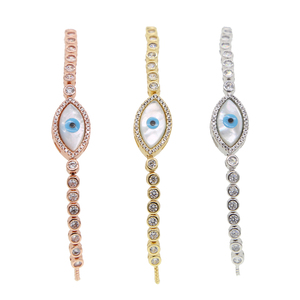 Promozione Bracciali di Lusso con Catena Occhio di Gatto per Donne, Placcati in Oro, Pulseiras Maschili e Femminili, Gioielli alla Moda per Feste - Product Image 6