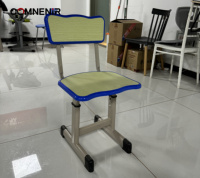 Ensemble de mobilier scolaire moderne tout-en-un : bureau et chaise pour salle de classe, mobilier étudiant très demandé pour l'école primaire
