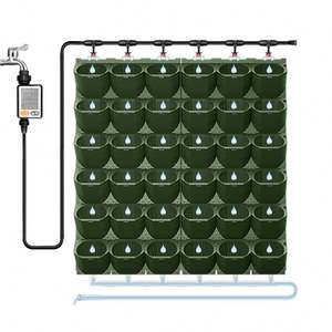 Pots suspendus extérieurs portables, plantes petite taille jardinage trucs fleur grand accroché sur balcon Pot en plastique jardinières auto-arrosantes - Product Image 3