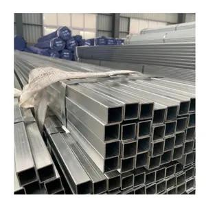 Chinesische Fabrik 19 mm-400 mm heißgefüttertes verzinktes quadratisches Stahlrohr rechteckiges quadratisches hohles Abschnitt verzinktes Stahlrohr