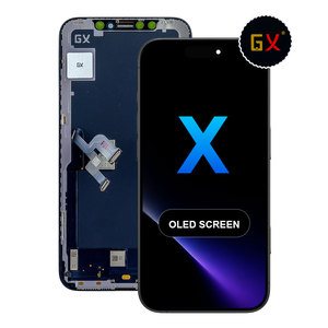 หน้าจอ LCD โทรศัพท์มือถือ GX OLED สำหรับ iPhone X พร้อมจอสัมผัสแบบเต็มจอ ชุดประกอบดิจิไทเซอร์ อะไหล่เปลี่ยนหน้าจอโทรศัพท์มือถือ ขายส่ง - Product Image 1