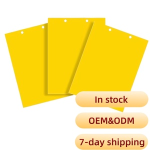 Goedkope groothandel ongediertebestrijding dubbelzijdige sterke fruitvliegenvallen insecten gele kleefplaat - Product Image 1