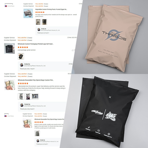 Venta al por mayor personalizado propio logotipo impreso Mini Ziplock bolsas de embalaje bolsas de plástico con cremallera - Product Image 2