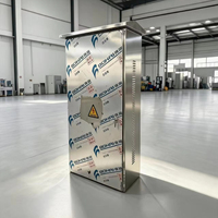 Armoire de distribution électrique extérieure étanche en acier inoxydable 304, coffret de commande basse tension pour usage industriel