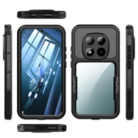 Étui de protection étanche IP68 pour Redmi Note 13 14 15 Pro 5G, protection complète sous l'eau, natation, plongée, anti-chute, anti-poussière
