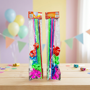 Bastoncini per Palloncini in Plastica Colorata 40Cm, Confezione da 12 Pezzi, Decorazione per Feste all'Aperto per Bambini - Product Image 3