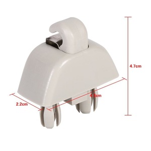 Clip de fixation pour pare-soleil de voiture Winning Journey, 42x46mm, en nylon, pour modèles Audi et Volkswagen - Product Image 4