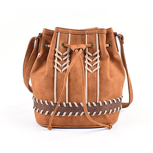 फैशनेबल महिला कंधे बैग पोर्टेबल पॉलिएस्टर अस्तर और कैंडी पैटर्न के साथ महिला क्रॉसबॉडी बाल्टी हैंडबैग - Product Image 3