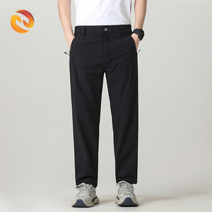 Pantalon <span class=keywords><strong>chino</strong></span> stretch coupe ajustée pour hommes pantalon uni pour fitness tenue décontractée droite pour garçons tenue de cérémonie - Product Image 4