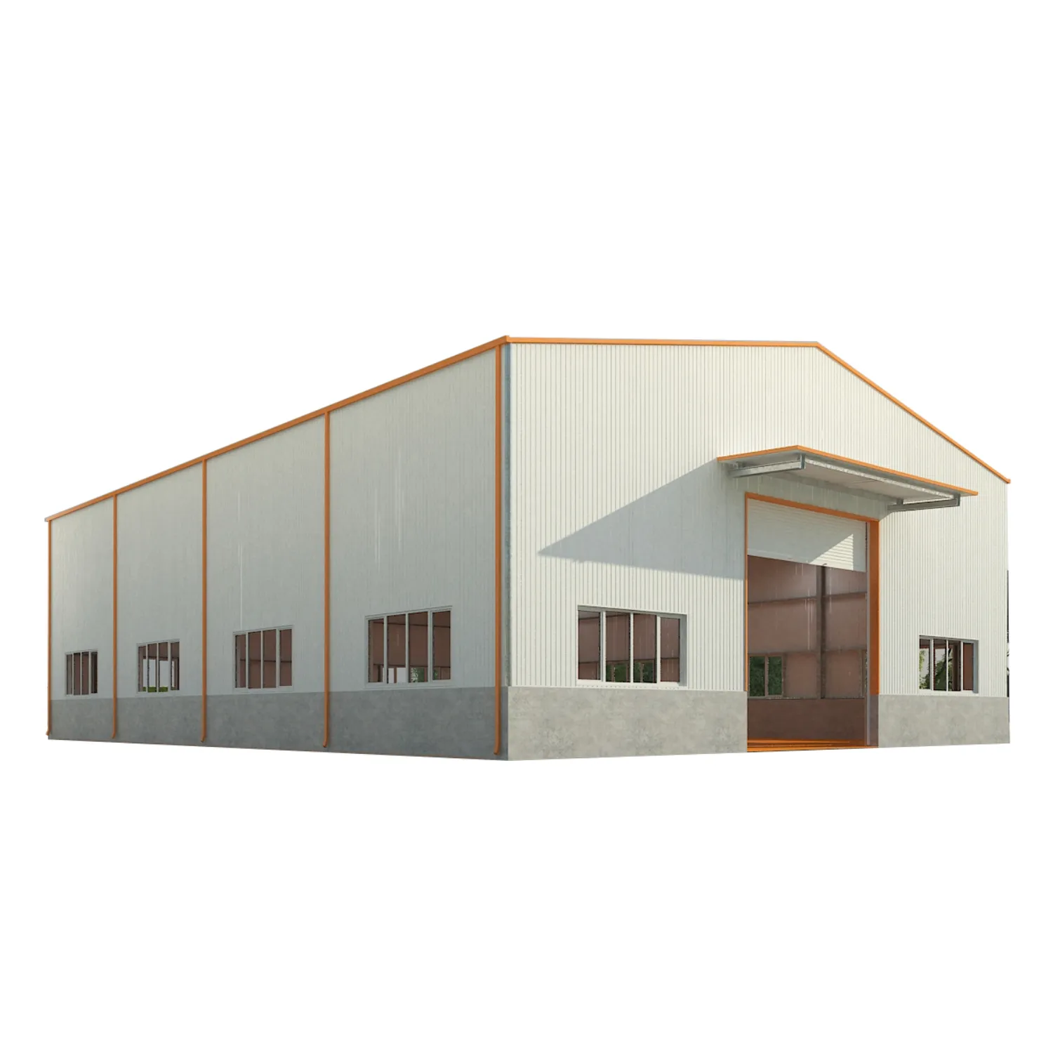 New Original Small Size Anti-rust Anti-corrosion Easy To Transport Storage C-type Pre Engineering Steel Structure Building