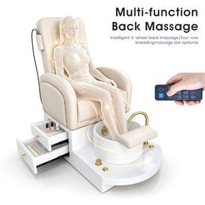 High Quality Luxury Modern Pedicure Chair for Nail Salons Pedicure Foot Spa with Adjustable <b>Seat</b> and Backrest for Nail Techs - Product Image 4