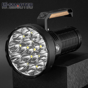 Công suất cao cắm trại lampe de poche không thấm nước có thể sạc lại Torch Set 500000lm literna LED Đèn pin chiến thuật - Product Image 5