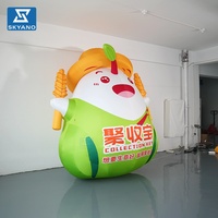 Modèle de personnage de dessin animé gonflable personnalisé, figurine de mascotte gonflable géante pour la décoration d'événements en plein air, de parcs, de centres commerciaux et de festivals