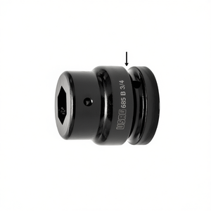 Adaptador de enchufe para destornillador neumático 685 B, longitud de accionamiento de 3/4 pulgadas, diámetro L A - Product Image 2