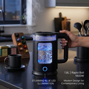 Nuevo Hervidor de Agua de Vidrio de Borosilicato de Alta Calidad, 2 Capas, 220V, 1800W, para Uso en Hoteles, Electrodoméstico Portátil para el Hogar - Product Image 4